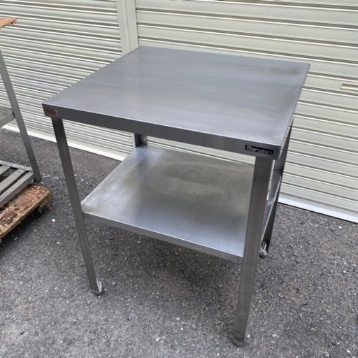 【値下げ】マルゼン　作業台(ワークテーブル)中棚付　650×600×840