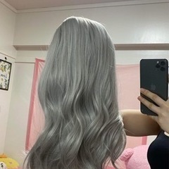ホワイトカツラの画像
