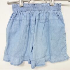 【No.11】キッズ 裾フリルキュロットスカート 120サイズの画像