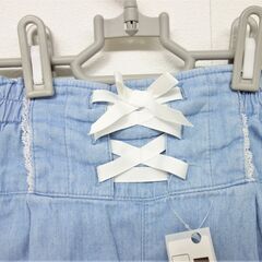 【No.11】キッズ 裾フリルキュロットスカート 120サイズの画像