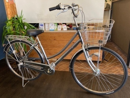 【SALE！通常価格より¥1000引き！後輪タイヤ・後輪チューブ新品！】LEDオートライト　内装3段　27インチ　シルバー　名古屋プレミアム商品券×金鯱マネー参加店舗