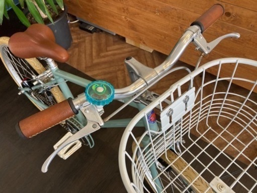 【SALE！通常価格より¥1000引き！ TOKYO bike】カゴ付き20インチJr.自転車　ブルージェイド