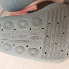 【処分】12.5布とゴムでできた靴の画像