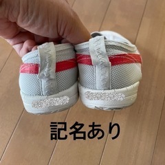 体育館シューズ　足守　21cm 記名ありの画像