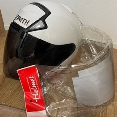 【値下げ】YAMAHA ゼニス (ZENITH) YJ-12 ヘルメット Sサイズ シールド2点付きの画像