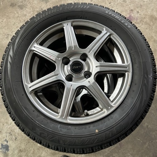アルミホイールタイヤ　BLIZZAK VRX 175/65R15  4本セット