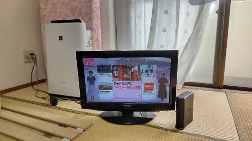22インチTV、外付けHDDゆずります