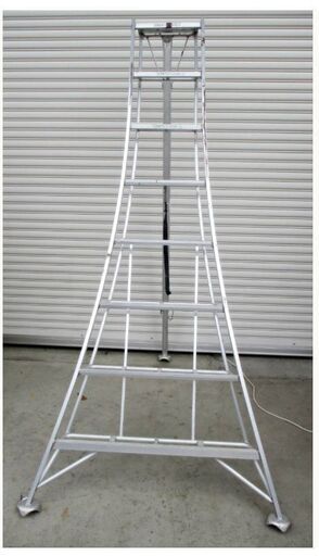 アルインコ/ALINCO　三脚脚立　KWA-240F　はしご　使用時高さ1m44㎝　踏台 脚立 棚卸 物置 水屋 台 園芸 荷物 時計 店舗