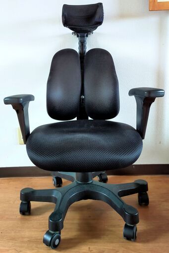 DUOREST　デュオレスト　高級オフィスチェアー　DR-7501SP　黒　修理ができる方や部品取りにいかがでしょうか