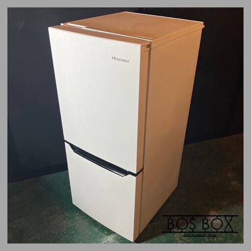 Hisense ハイセンス HR-D1301  2ドア 冷凍 冷蔵庫 130L 2015年製 ホワイト●BA08W002