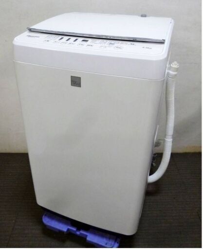 ハイセンス/Hisense　全自動洗濯機4.5㎏　HW-G45E4KW　2016年製　動作良好　keyword キーワードホワイト