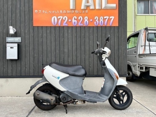 ★25000円　レッツ4 実働車　スズキ　レッツ　原付　スクーター　セル1 CA41A