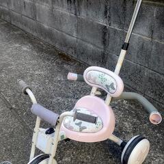 三輪車 ディズニートライクピュア かじ取り付きの画像