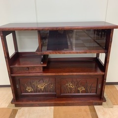 レトロな家具　茶棚