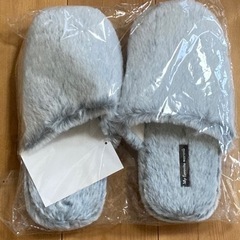 新品 スリッパ アイスグレー 冬用の画像