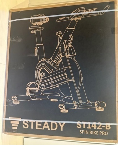 【新品未開封】STEADY エアロバイク スピンバイク