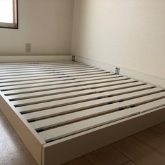 すのこベッド 白　(ダブル用)の画像