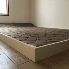 すのこベッド 白　(ダブル用)の画像