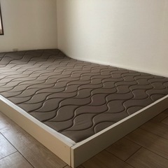 すのこベッド 白　(ダブル用)の画像
