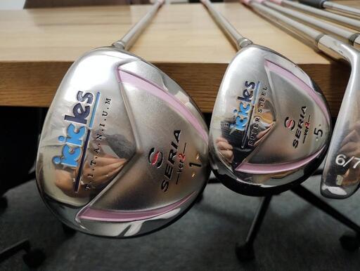 【期間限定販売】レディース6本ゴルフセット／アイスクルーズ・セリア／初心者向き／ゴルフセット／女性用