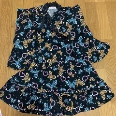 数回使用のみ子供浴衣スカートタイプ120