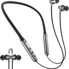 【新品未使用】【業界トップBluetooth5.3】ネックバンド...