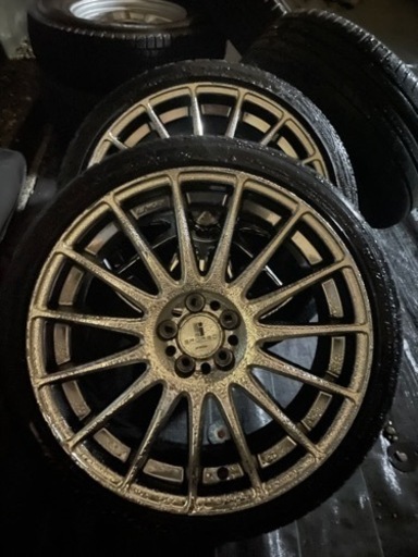 work18インチ　アルミホイール　pcd100 5h