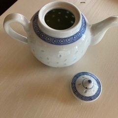 急須 ホタル焼 中国景徳鎮  風水食器の画像