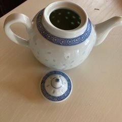 急須 ホタル焼 中国景徳鎮  風水食器の画像