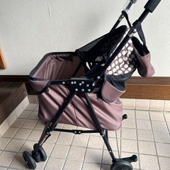 折り畳みミニペットカート 4輪　アイリスオーヤマ　小型犬用の画像