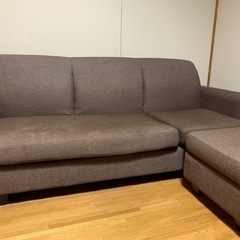 オットマン付きソファー　取りに来ていただける方無料！！