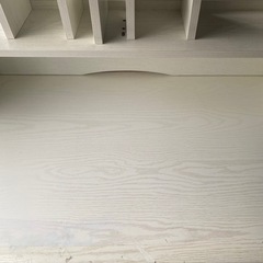 【決まりました】境港市　学習机　勉強机　ホワイトの画像