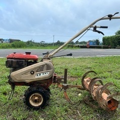 シバウラ マルチ管理機　341 歩行型 農用 トラクター 耕運機  畑　家庭菜園の画像