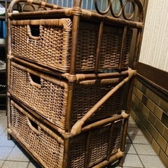 籐チェスト　¥0の画像