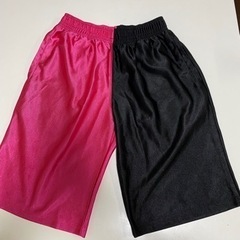 ⭐️美品⭐️ハーフパンツ　クロ／ピンク　サイズXS 男女兼用