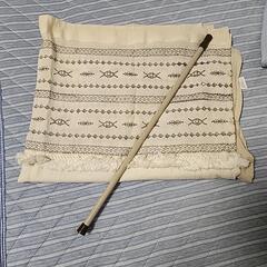 カーテン(突っ張り棒)付きの画像