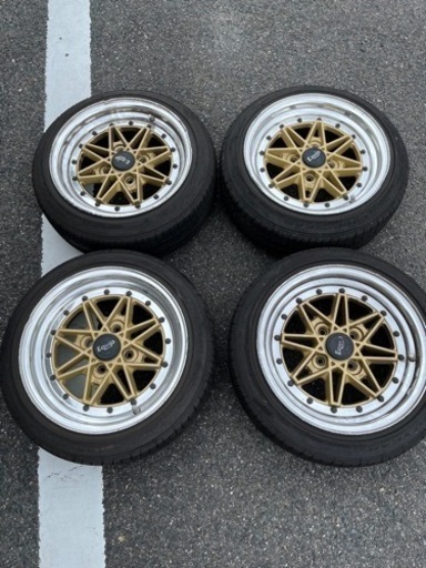 Equipeホイール⭐︎ほぼ新品タイヤ付き