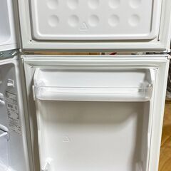 【受渡者決定】YAMAZEN　冷蔵庫　2021年製　2ドア  YFR-D91の画像