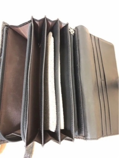✨本物ヘビ革 長財布 新品未使用(黒)✨