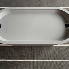 IKEA  ROMMA ロマ ケーブルマネジメントボックス ふた付き（グレー）の画像