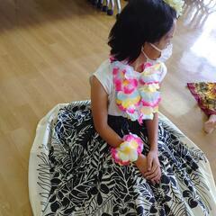 簡単ハワイアンレイ作り＆フラダンスの画像