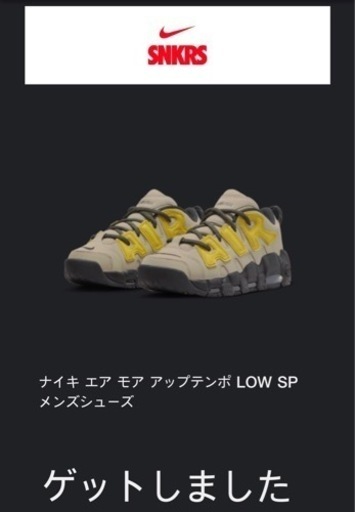 アンブッシュ × ナイキ AMBUSH × Nike Air More Uptempo Lowサイズ27
