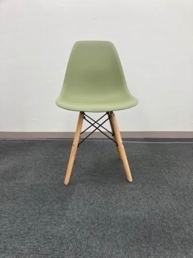 【商談中】【中古品】 ダイニングチェア アボカドグリーン ４脚　約幅41*奥行き54*高さ81cm