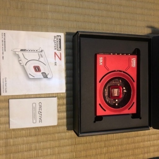未使用品　Sound Blaster Z SE