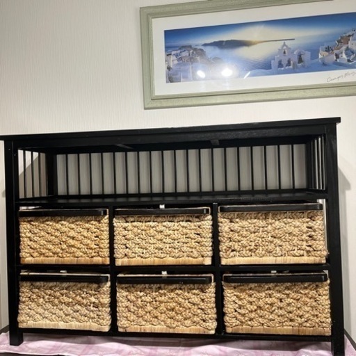 ニトリ　収納　箪笥　棚　和風　オシャレ見せる収納　テレビ台にも