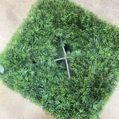人工芝風　オブジェ　テーブルの画像
