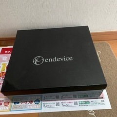 黒レザーヒールブーツ　エンデヴァイスの画像