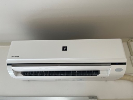 【使用2週間】SHARP エアコン　10畳用　100V 5年保証付き　プラズマクラスター空気洗浄　エアコン内部自動洗浄