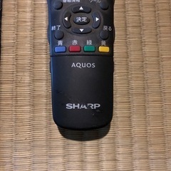 SHARP AQUOS リモコン　の画像
