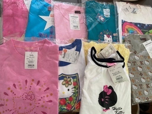 新品未使用キティTシャツM9枚セット